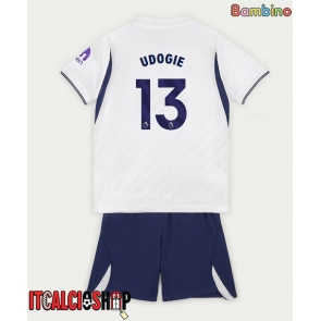Tottenham Hotspur Destiny Udogie #13 Prima Maglia Bambino 2026-27 Manica Corta (+ Pantaloni corti)